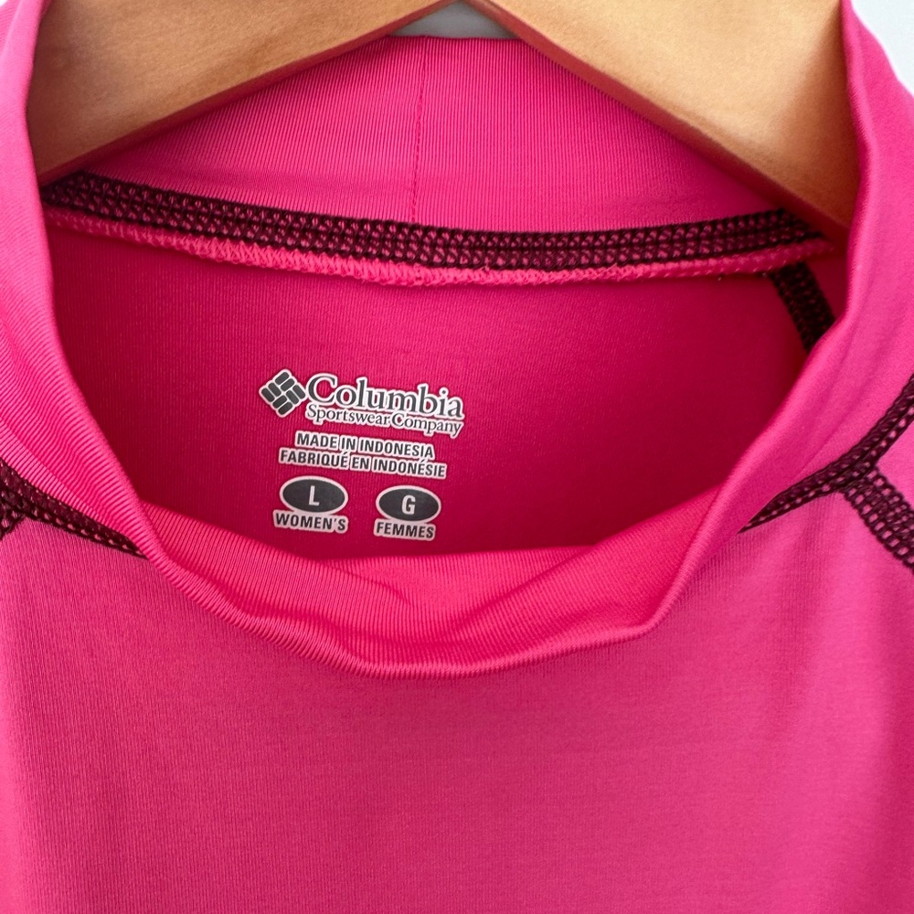 Columbia Fuchsia Women's Activewear Top - Picture 3 of 6